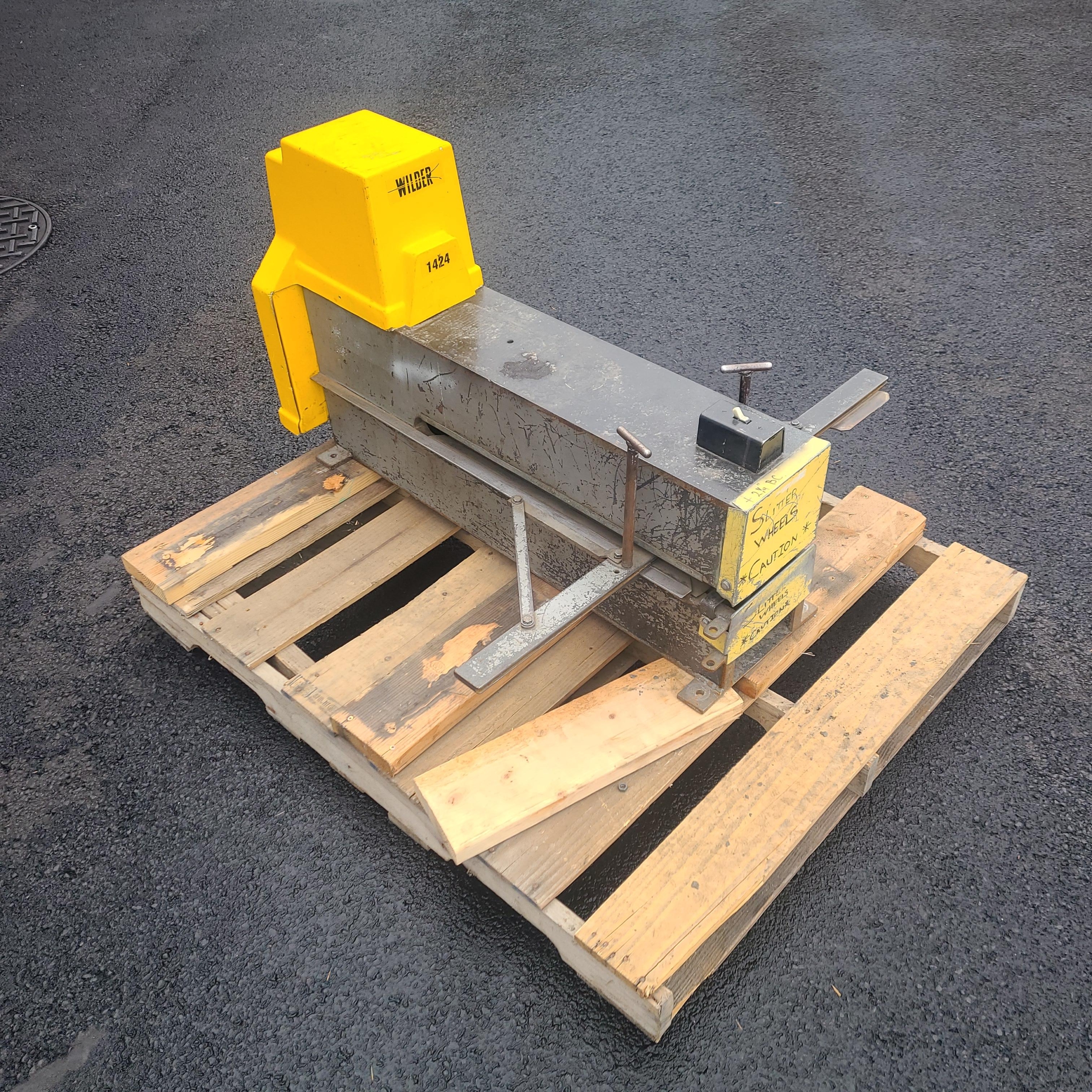 U14658C Used Wilder 1424 slitter - Benoit Sheet Metal Equipment